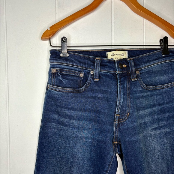 Madewell Men's Authentic Flex Denim Slim Fit Blue Jeans Size 28X30 MSRP $138 - Picture 3 of 9